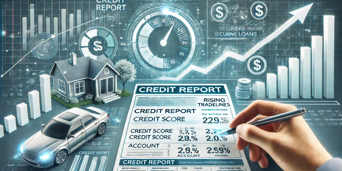 Effect of tradelines on credit scores